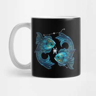 Pisces Zodiac Sign Astrology February March Birthday Mug